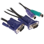 Кабель D-Link DKVM-CB/B1AКабель KVM длиной 1,8 м с разъемами VGA и PS/2, фото3