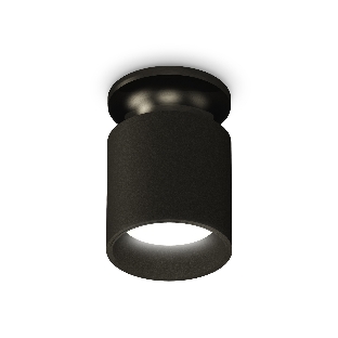 Светильник Ambrella Light XS6302101 SBK/PBK черный песок/черный полированный MR16 GU5.3 (N6902, C6302, N6111)