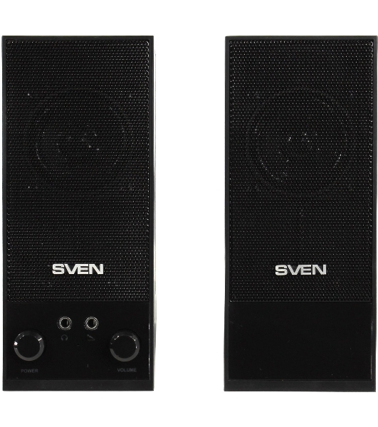 Акустическая система SVEN SPS-604 2.0 черный 4Вт