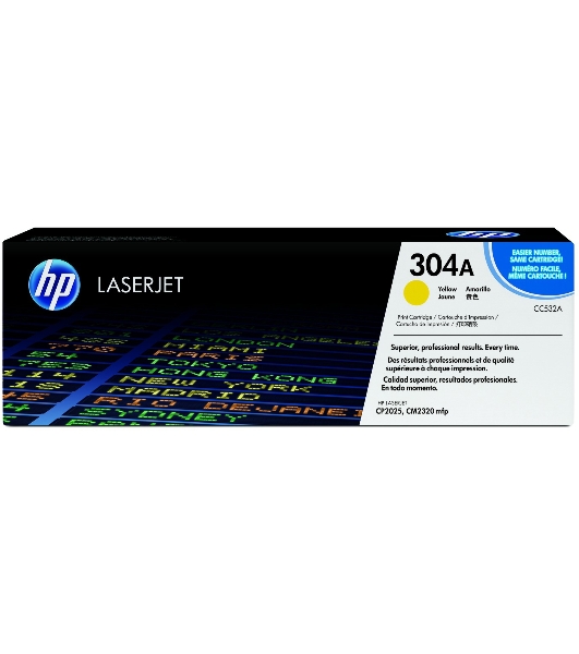 Картридж лазерный HP CC532A желтый для LJ CP2025/CM2320 2800стр.