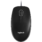 Мышь проводная Logitech B100 черный, 1000 dpi, USB, кнопки - 3, фото25