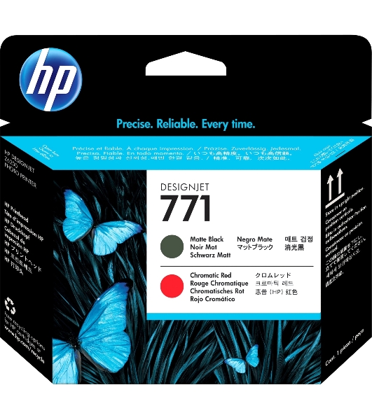 Картридж струйный HP CE017A черный матовый/хроматический красный печатающая головка для HP DJ Z6200