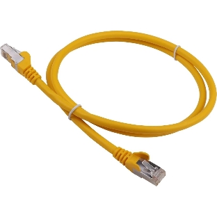 Патч-корд Lanmaster LAN-PC45/S6A-5.0-YL FTP RJ-45 вил.-вилка RJ-45 кат.6A 5м желтый LSZH (уп.:1шт)