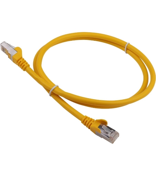 Патч-корд Lanmaster LAN-PC45/S6A-5.0-YL FTP RJ-45 вил.-вилка RJ-45 кат.6A 5м желтый LSZH (уп.:1шт)