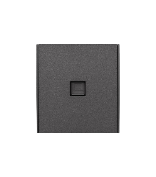 Розетка компьютерная Kranz STRONG компьютерная RJ45 кат6 с/у графит