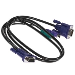 Кабель D-Link DKVM-CB/B1AКабель KVM длиной 1,8 м с разъемами VGA и PS/2, фото2