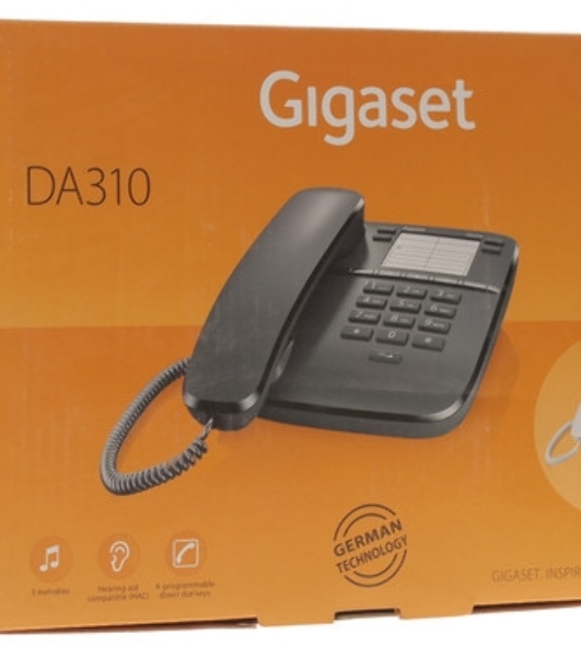 Телефон проводной Gigaset DA260 черный
