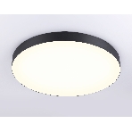 Потолочный светодиодный светильник Ambrella light FV5537 BK черный LED 90W 3000K D600*58 (Без ПДУ), фото5