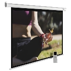 Экран Cactus 197x200см MotoExpert CS-PSME-200x200-WT 1:1 настенно-потолочный рулонный белый (моторизованный привод), фото2