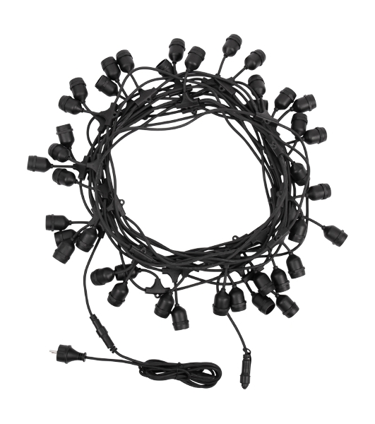 Шина в виде ленты Neon-night Belt-Light 2 жилы, шаг 40 см подвесные патроны E27 влагостойкая IP65