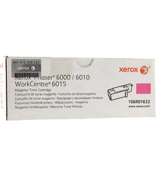 Картридж лазерный Xerox 106R01632 пурпурный для Xerox Ph 6000/6010N/WC 6015 (1000 стр.)(Channels)