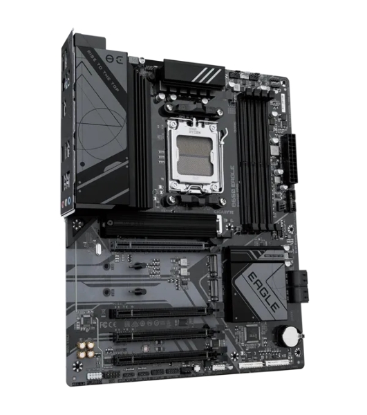 Материнская плата GIGABYTE B650 EAGLE, AM5, AMD B650, 4xDDR5, 4xSATA, 3xM.2, 1xPCI-E 4.0 x16, 1xHDMI, 1xDP, 2xUSB-C 3.2 Gen 1, 2xUSB-A 3.2 Gen 2, 6xUSB-A 2.0, 1x 1Gb LAN, 3x3.5 мм, 7.1, ATX