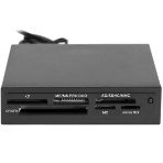 Кард-ридер Ginzzu USB 2.0 Card reader SD/SDHC/MMC/MS/microSD/xD/CF, 3.5' черный GR-116B, фото3