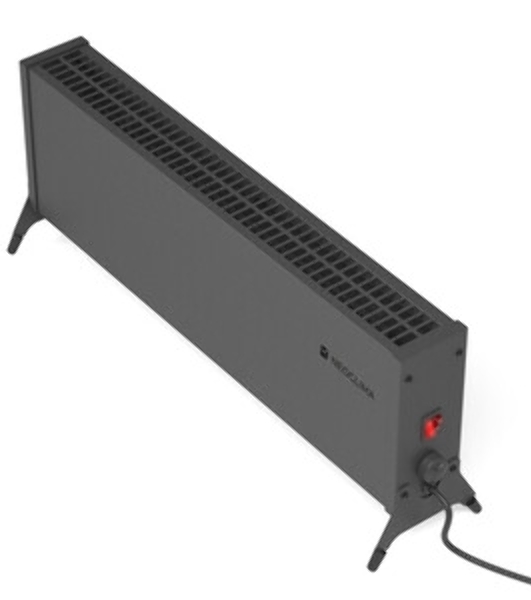 Конвектор электрический Neoclima Nano 1500B черный, 1500 Вт, 20 м2, термостат