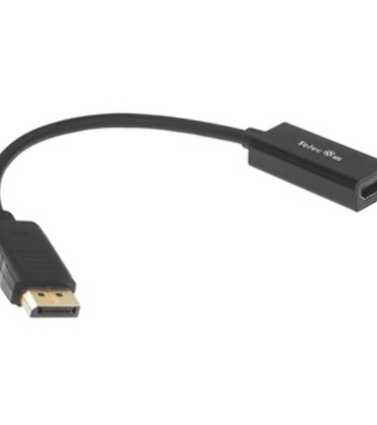 Кабель-переходник DP --> HDMI-F 0.2m, Telecom (TA553)