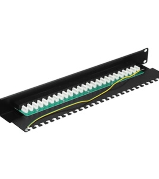 Патч-панель Lanmaster TWT-PP25TEL45 19' 1U 25xRJ-12 UTP
