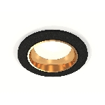 Комплект встраиваемого светильника Ambrella light XC6513004 SBK/PYG черный песок/золото желтое полированное MR16 GU5.3 (C6513, N6113), фото3