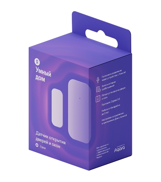 Датчик открытия дверей и окон, Яндекс, Zigbee YNDX-00520
