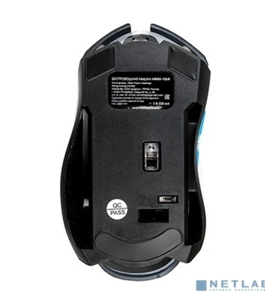 Мышь беспроводная Dialog Gan-Kata MRGK-12UR черный, 1600 dpi, радиоканал, USB, кнопки - 6