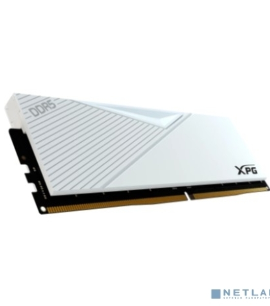 Оперативная память XPG Lancer, DDR5, 64GB (2x32GB), 6400MHz, CL32, DIMM, с радиаторами, белый