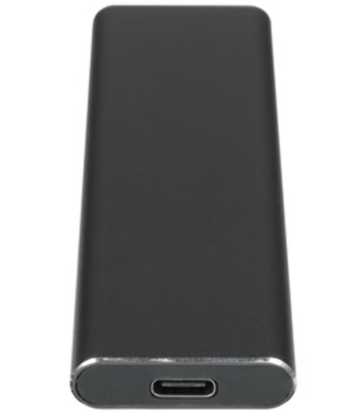 Внешний корпус USB 3.1 Type-C M.2 NVME (M-key) AgeStar 31UBNV1C (GRAY), алюминий, черный