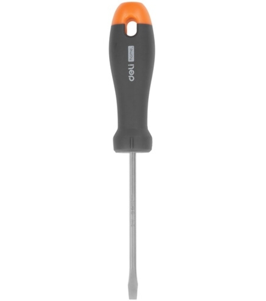 Отвертка шлицевая Home Series'; Deli HT1105 5x100 мм Эксклюзивный дизайн. Рукоятка из высококачественного софттач пластика