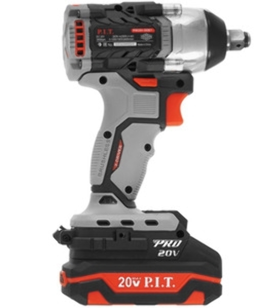 Гайковерт P.I.T. PIW20H-300B/1 аккум. патрон:квад.1/2'