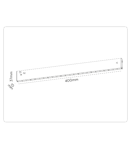 Трековый светильник GL2340 BK черный IP20 20W 3CCT 3000-6400K 48V 400*10*37
