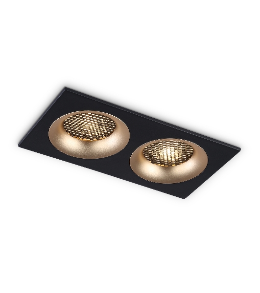 Светильник Ambrella light TN102735/2 BK/GD черный/золото GU5.3 175*92*23