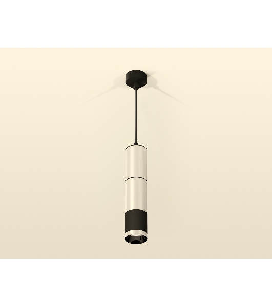 Светильник Ambrella Light XP6302001 PSL/SBK серебро полированное/черный песок MR16 GU5.3