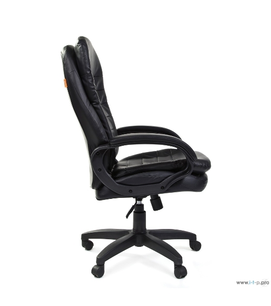 Кресло Chairman 795 LT черный, экокожа, 120 кг, механизм качания