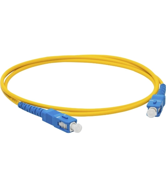 Патч-корд LANMASTER LAN-SC-SC/SU-2.0 1x9/125 OS2 SC-SC 2м LSZH желтый