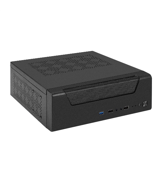 Компьютерный корпус Desktop ExeGate EX294018RUS FL-102 (mini-ITX, без БП, 2*USB+1*USB 3.0, аудио, черный)