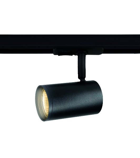 Трековый однофазный светильник со сменной лампой Ambrella light GL5129  BK черный GU10 max 12W