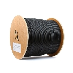 Кабель SkyNet Premium FTP outdoor 4x2x0,51 на тросу, медный, FLUKE TEST, кат.5e, однож., 305 м, на катушке, черный, фото4