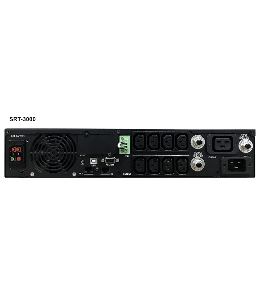 Источник бесперебойного питания Powercom Smart King RT SRT-3000A LCD 2700Вт 3000ВА черный