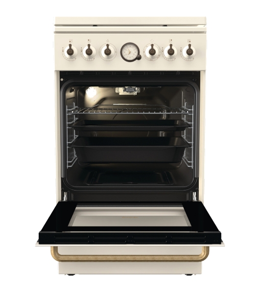 Плита газовая Gorenje GGI5BCLI бежевый, конфорок 4 газовых, духовка 67 л, 50 см x 85 см x 59.4 см