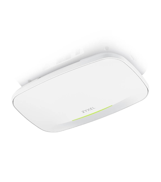Точка доступа Zyxel NebulaFlex NWA130BE, WiFi 7, 802.11a/b/g/n/ac/ax/be (2,4 и 5 ГГц), MU-MIMO, антенны 2x2, до 688+4320 Мбит/с, 2xLAN 2.5GE, PoE