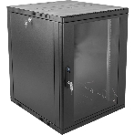Шкаф ЦМО телекоммуникационный настенный сварной 12U (600 500) съемные стенки, дверь стекло, черный, фото6