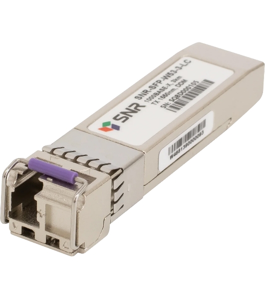 Модуль SFP WDM, дальность до 3км LC (6dB), 1550нм