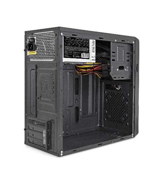 Компьютерный корпус Minitower ExeGate BA-309U2-UNS350 (mATX, БП UNS350 с вент. 12см, 1хUSB+2хUSB 3.0, HD аудио, черный)
