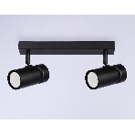 Накладной поворотный спот Ambrella light TA13178/2 BK черный GU10/2 max 12W 295*60*130, фото4