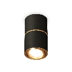 Светильник Ambrella Light XS7402180 SBK/PYG черный песок/золото желтое полированное MR16 GU5.3 (C7402, A2072, C7402, N7004), фото4