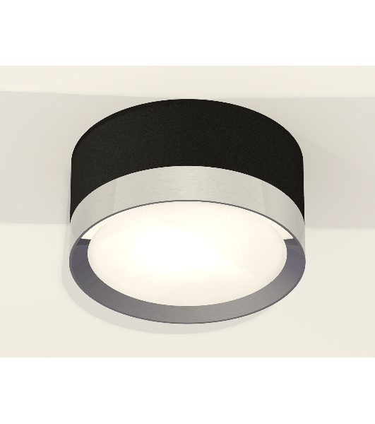 Светильник Ambrella Light XS8102006 SBK/PPH черный песок/графит полированный GX53 (C8102, N8133)