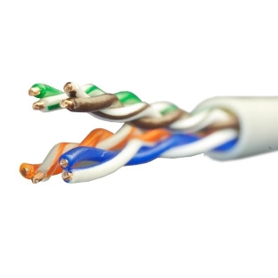 Кабель витая пара U/UTP cat.5e 4х2х24AWG solid CU PVC Standart (м) SUPRLAN