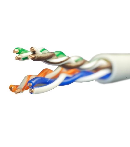 Кабель витая пара U/UTP cat.5e 4х2х24AWG solid CU PVC Standart (м) SUPRLAN