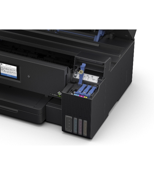 МФУ струйное Epson L14150, (C11CH96404/C11CH96505/C11CH96403/C11CH96502/C11CH96507), A3, цветной, печ. 38 стр/мин (ч/б) 24 стр/мин (цв.), 1200 x 4800 dpi (печать) 1200x2400dpi (скан.), USB, RJ-45, Wi-Fi