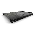 Полка стационарная Hyperline TSH3L-650-RAL9004 (TSH3L-650-RAL9005) глубина 650 мм, с боковым креплением, нагрузка до 20 кг, для шкафов серии TTb, TTR, TTC2, 485х650мм (ШхГ), черный, фото 1