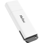 Флешка USB Netac U185 128Gb NT03U185N-128G-20WH, USB 2.0, с колпачком, пластиковая белая, фото9