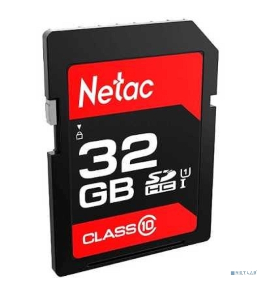 Флеш карта SDHC 32Gb Netac Class 10 UHS-I U1 P600 NT02P600STN-032G-R